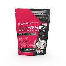 SuppleFit Iso-Whey Proteinpulver im Geschmack Kokosnuss – hochwertiges Eiweißpulver für Muskelaufbau, Fitness und gesunde Ernährung mit exotischem Kokos-Aroma