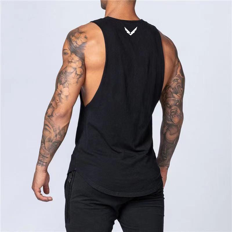 Veleur Bambooflex Tank T-Shirt, ärmelloses Design aus 95% Bambus und 5% Spandex, in Schwarz, atmungsaktiv und elastisch für Workouts und Freizeit.