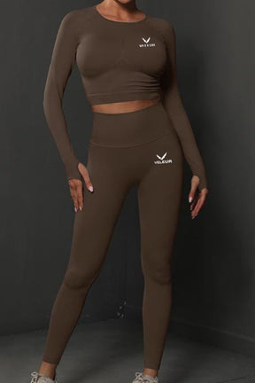 Veleur Curve Leggings für Damen, nahtloses Design mit Scrunch-Effekt, High-Waisted, atmungsaktiv und elastisch, perfekt für Gym und Freizeit.