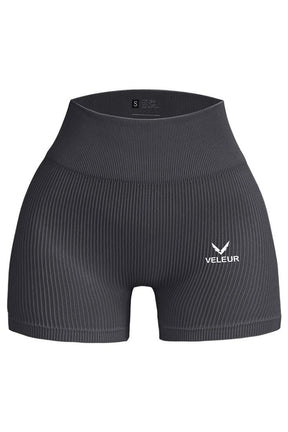 Veleur Harmony Shorts, nahtloses Design, hochgeschnittener Bund, weiches elastisches Material, ideal für Workouts und Freizeit, in verschiedenen Farben erhältlich.