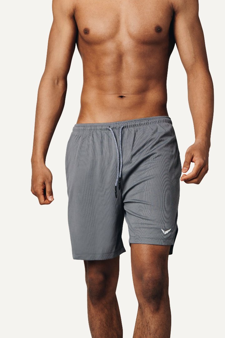 Veleur Limitless 2-in-1 Shorts für Herren, mit Dry Tech Compression Layer, Handy-Innentasche und drei Reißverschlusstaschen, ideal für Workouts.