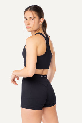Veleur Cord Set für Damen, High-Waisted Leggings aus weichem Cordstoff mit gesticktem Logo, schmeichelhaft und bequem für Training und Freizeit